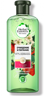 Купить хэрбл эссенсес (herbal essences) шампунь белая клубника и сладкая мята, 400 лм в Павлове