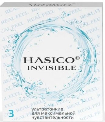 Купить hasico (хасико) презервативы invisible, ультратонкие 3 шт. в Павлове
