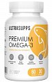 Купить ultrasupps (ультрасаппс) омега-3 премиум, капсулы 1405мг 60 шт. бад в Павлове