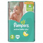 Купить pampers active baby (памперс) подгузники 3 миди 6-10кг, 82шт в Павлове
