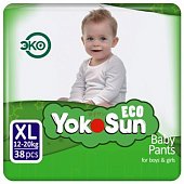 Купить yokosun eco (йокосан) подгузники размер xl (12-20 кг) 44шт в Павлове