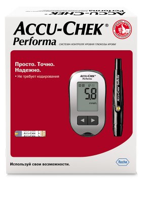 Купить глюкометр accu-chek performa (акку-чек), комплект в Павлове