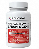 Купить ризингстар (risingstar) комплекс витаминов и адаптогенов с омега-3, капсулы 1620мг, 60 шт бад в Павлове