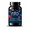 Купить норвегиан фиш оил (nfo) омега-3 с витамином д, капсулы жевательные 800мг, 120 шт бад в Павлове
