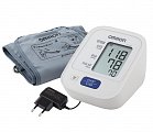 Тонометр автоматический Omron (Омрон) M2 Eco+адаптер и манжета веерообразная Fan-Shaped 22-32см