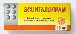 Купить эсциталопрам, таблетки, покрытые пленочной оболочкой 10мг, 28 шт в Павлове