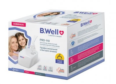 Купить b.well (би велл) ингалятор компрессорный pro-110 в Павлове