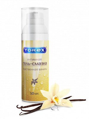 Купить torex (торекс) гель-смазка интимный чувственная ваниль, флакон-дозатор 50мл в Павлове
