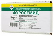 Купить фуросемид, раствор для внутривенного и внутримышечного введения 10мг/мл, ампулы 2мл, 10 шт в Павлове