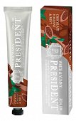 Купить президент (president) зубная паста white&yummy шоколадный фондан с мятой 75г в Павлове