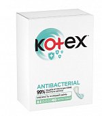 Купить котекс (kotex) прокладки ежедневные антибактериальны экстра тонкие, 40 шт в Павлове