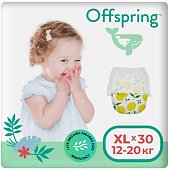 Купить offspring (оффспринг) подгузники-трусики детские размер xl, 12-20 кг 30 шт лимоны в Павлове