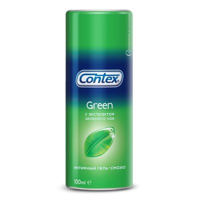 Купить contex (контекс) гель-смазка green 100мл в Павлове