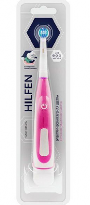 Купить хилфен (hilfen) электрическая зубная щетка детская розовая артикул r2021 в Павлове