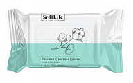 СофтЛайф Премиум влажная туалетная бумага 40шт
