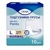 Купить tena proskin pants normal (тена) подгузники-трусы размер l, 10 шт в Павлове