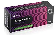 Купить аторвастатин-медисорб, таблетки, покрытые пленочной оболочкой 20мг, 30 шт в Павлове