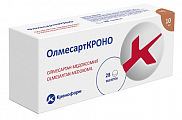 Купить олмесарткроно, таблетки покрытые пленочной оболочкой 10мг 28шт в Павлове