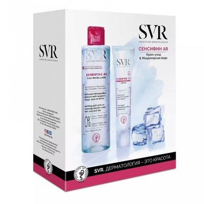 Купить svr sensifine (свр) набор: крем-уход для лица 40мл+вода мицеллярная, 200мл в Павлове
