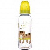 Купить canpol (канпол) бутылочка pp с силиконовой соской africa с 12 месяцев желтая, 250мл в Павлове