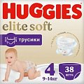Huggies (Хаггис) трусики EliteSoft 4, 9-14кг 38 шт