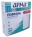 Повязка пластырного типа Арма 6х10 см 25 шт.