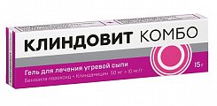 Купить клиндовит комбо, гель для наружного применения 50мг+10мг/г 15г в Павлове