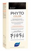 Купить фитосолба фитоколор (phytosolba phyto color) краска для волос оттенок 3 темный шатен в Павлове