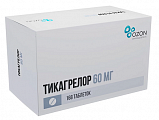 Купить тикагрелор, таблетки покрытые пленочной оболочкой 60 мг, 168 шт в Павлове