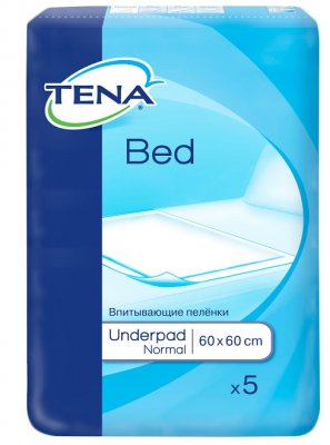 Купить tena (тена) простыня медицинская bed normal 60 x 60см, 5 шт в Павлове