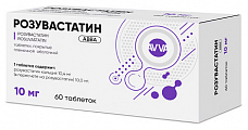 Купить розувастатин авва, таблетки покрытые пленочной оболочкой 10мг 60шт в Павлове