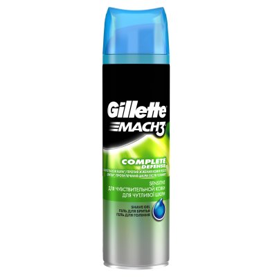 Купить gillette m3 series pure & sensitive (жиллет) гель для бритья для чувствительной кожи, 200 мл в Павлове