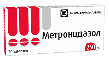 Купить метронидазол, таблетки 250мг, 20 шт в Павлове