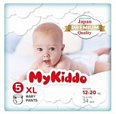 Купить mykiddo premium (майкиддо) подгузники-трусики для детей 12-20кг, 34 шт размер хl в Павлове
