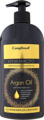 Купить compliment argan oil (комплимент) крем-масло для рук и тела 5в1, 400мл в Павлове