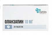 Купить оланзапин, таблетки диспергируемые в полости рта 10 мг, 28 шт в Павлове