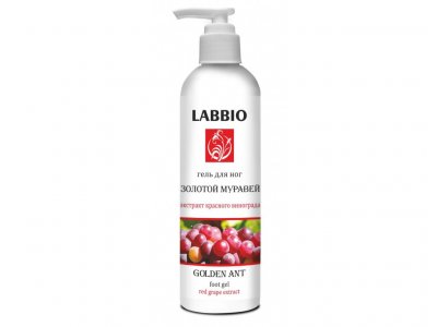 Купить labbio (лаббио), гель для ног эктракт красного винограда, 250мл в Павлове