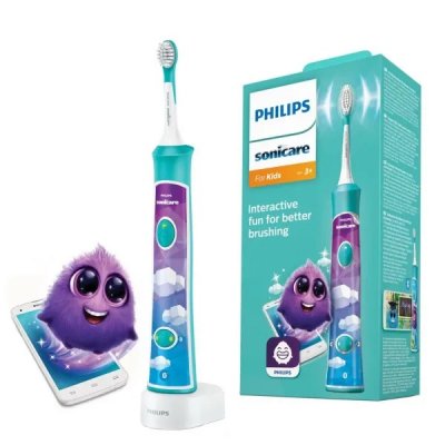 Купить электрическая зубная щётка philips sonicare for kids (филипс) hx6322/04 с мобильным приложением в Павлове