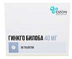 Купить гинкго билоба, таблетки, покрытые пленочной оболочкой 40мг, 90 шт в Павлове