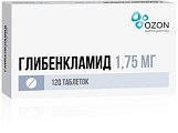 Купить глибенкламид, таблетки 1,75мг, 120 шт в Павлове