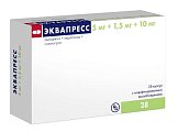 Купить эквапресс, капсулы с модифицированным высвобождением 5мг+1,5мг+10мг, 28 шт в Павлове