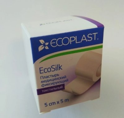 Купить ecoplast ecosilk медицинский фиксирующий текстильный 5см х 5м в Павлове