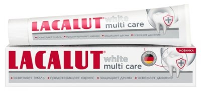Купить lacalut white multi care (лакалют), зубная паста для осветления эмали и заботы о деснах, 60г в Павлове