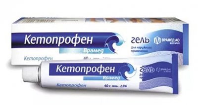 Купить кетопрофен-врамед, гель 2.5% 40г (vramed, болгария) в Павлове