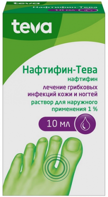 Купить нафтифин-тева, раствор для наружного применения 1%, 10 мл в Павлове