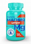 Купить ирисфарма (irispharma) магния цитрат с витамином в6, капсулы 120 шт бад в Павлове