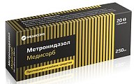 Купить метронидазол медисорб, таблетки 250мг, 20 шт в Павлове