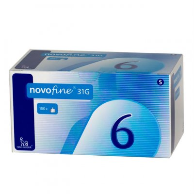 Купить иглы novofine (новофайн) для шприц-ручки 31g (0,25х6мм), 100 шт в Павлове
