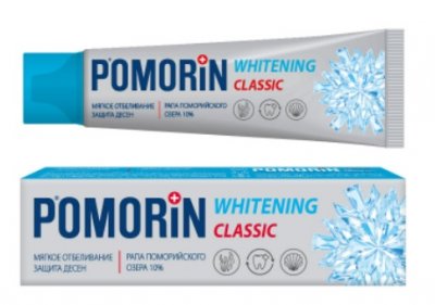 Купить pomorin (поморин) зубная паста классик мягкое отбеливание, 100мл в Павлове