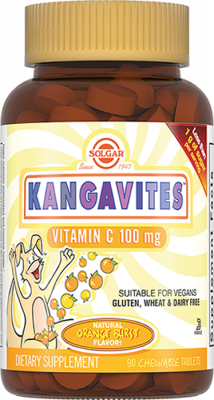 Купить solgar (солгар) кангавитес с витамином с, таблетки со вкусом апельсина, 90 шт бад в Павлове